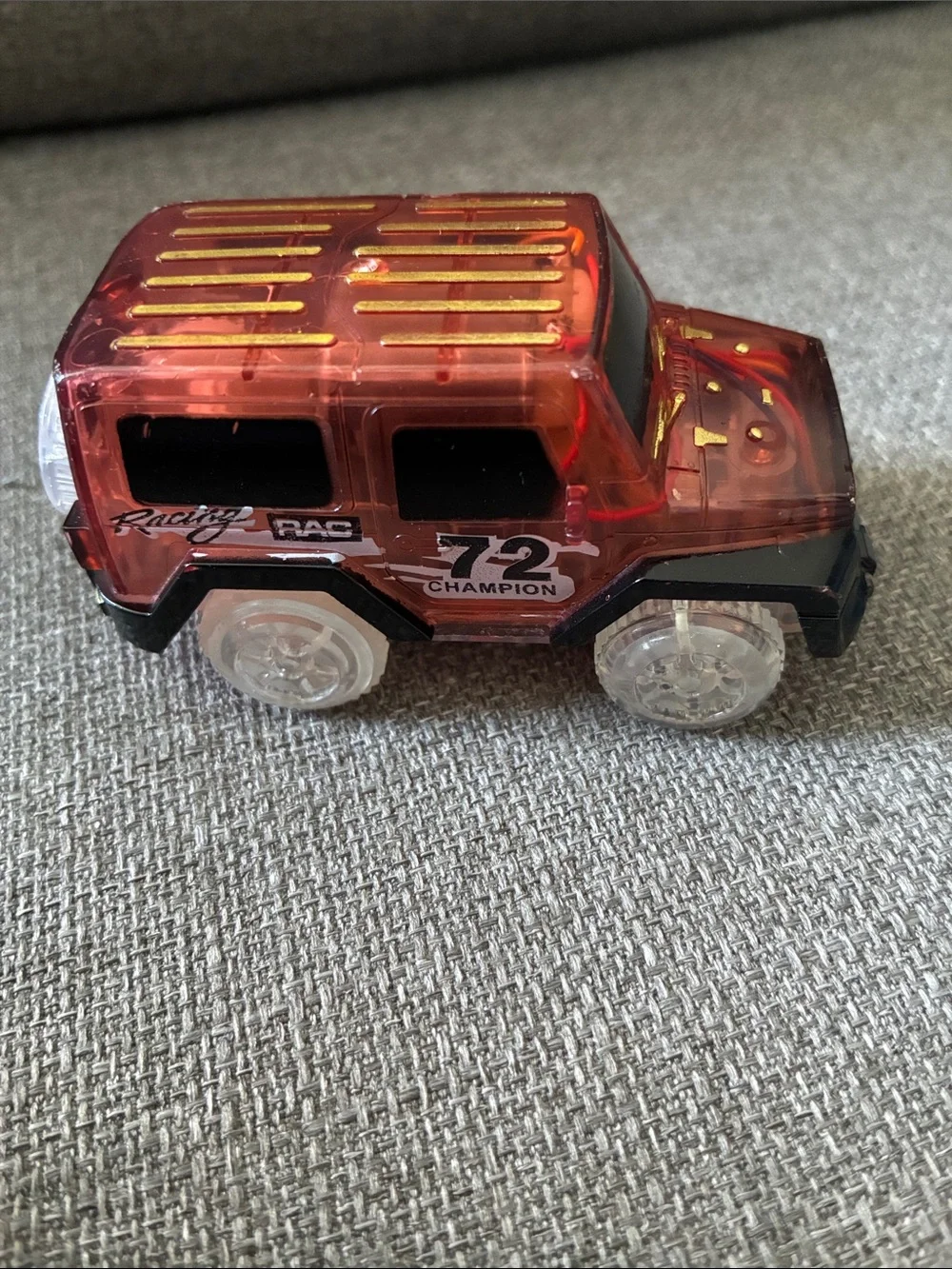 Miniature 4X4 Off-Road Orange RAC Racing 72 Champion Car